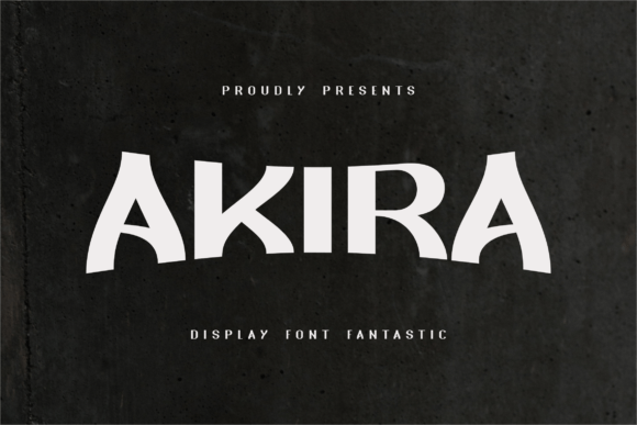 Akira Monoletter: A Display Font for Handmade Creativity