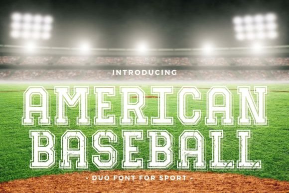 American Baseball: A Display Typeface for Bold Editorial Design