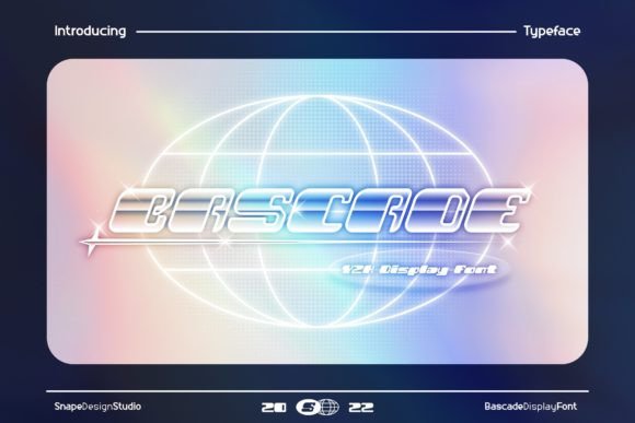 Bascade: The Futuristic Display Font for Y2K-Inspired Creations