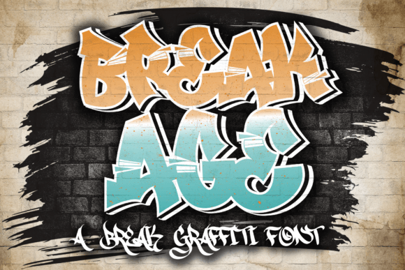Break Age Font Review for Bold Branding and Creative Projects