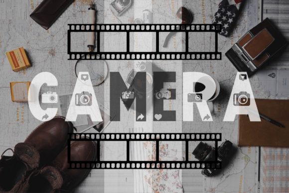 Camera: A Cool Decorative Typeface for Handmade Creations
