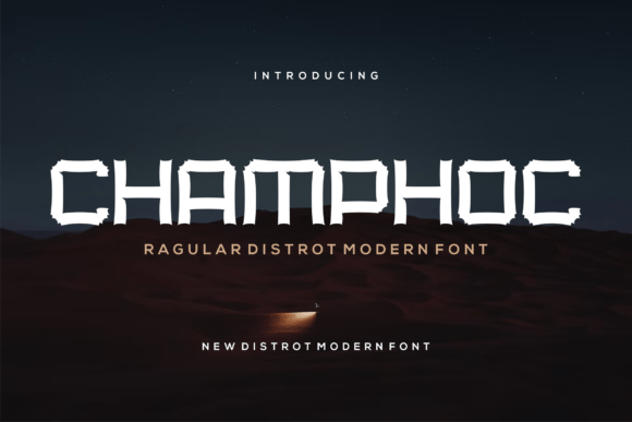 Champhoc: The Unique Display Font for Bold Brand Identity