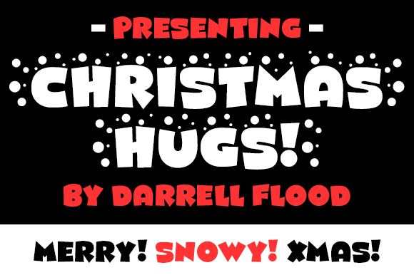 Christmas Hugs: A Playful Display Font for Seasonal Web Design