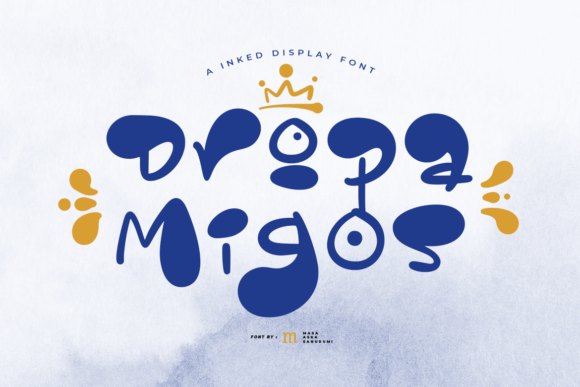 Dropa Migos: A Stylish Retro Display Font for Small Business Branding