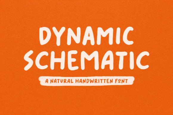 Dynamic Schematic: A Natural Display Font for Polished Branding