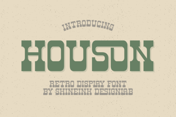 Houson Font for Bold and Vintage Visuals
