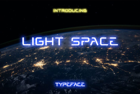 LIGHT SPACE: The Geometric Display Font for Modern Branding