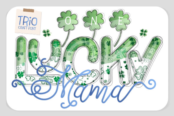 One Lucky Mama: A Versatile Display Typeface for Editorial Design