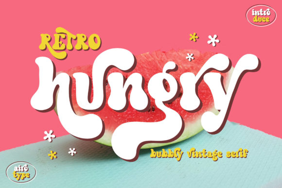 Retro Hungry: The Perfect Display Font for Editorial Design
