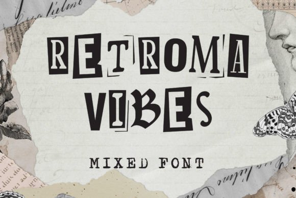 Retroma Vibes: A Retro-Inspired Display Font for Editorial Design