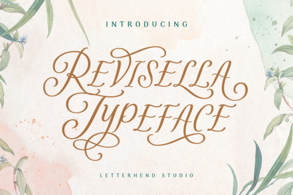 Revisella Typeface: Elevating Editorial Design with Classy Display Fonts