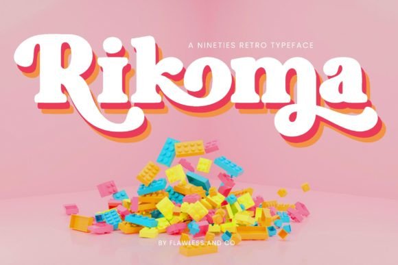 Rikoma Font for Bold Web Design and Boho Branding