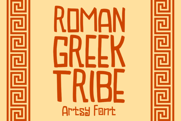 Roman Greek Tribe: The Premium Display Typeface for Campaigns
