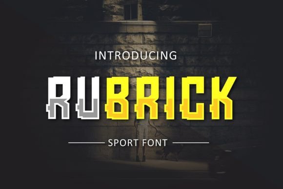 Rubrick: A Modern Bold Display Font for Small Business Branding