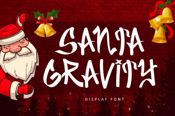 Santa Gravity: The Urban Display Font for Festive Campaigns