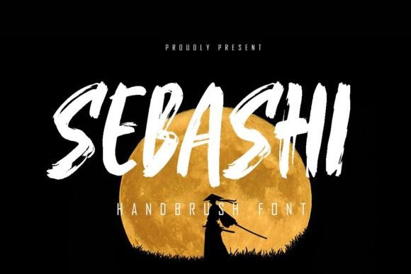 Sebashi: A Textured Brush Display Font for Stronger Branding