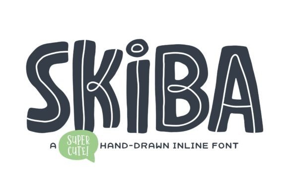 Skiba: A Playful Display Font for Bold Web Design