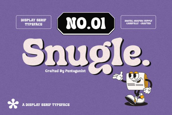 Snugle: The Perfect Display Font for Cheerful Crafts and Kids Designs