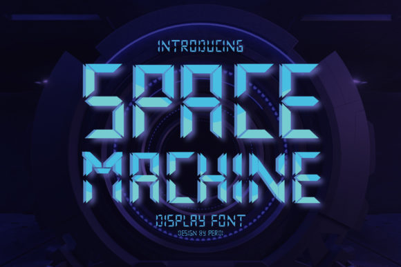 Space Machine: The Robot-Style Display Font for Scroll-Stopping Campaigns
