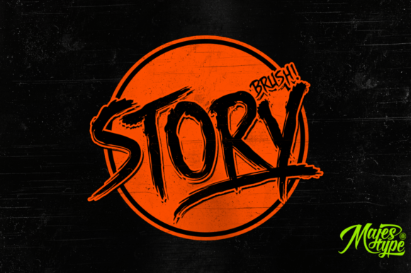 Story Brush: The Premium Display Typeface for Handmade Brands