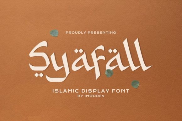 Syafall: The Elegant Arabic-Style Display Font for Premium Branding