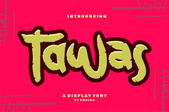 Tawas: The Bold Display Font for Memorable Branding