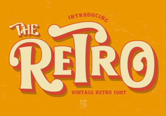The Retro Font for Vintage-Inspired Design Projects