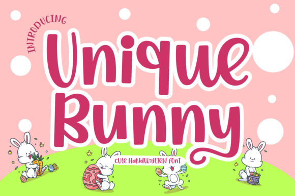 Unique Bunny: The Sweet Display Font for Easter Campaigns
