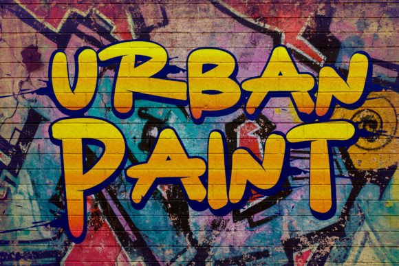 Urban Paint: A Bold Display Font for Creative Makers