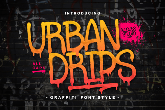 Urbandrips: The Ultimate Graffiti Display Font for Bold Web Design