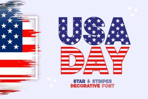 Usa Day: The Patriotic Display Font for Bold Business Branding