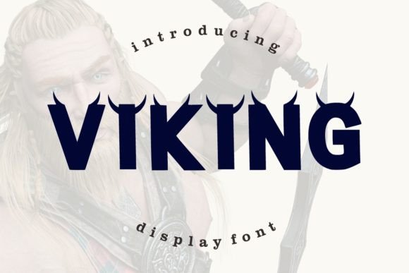 Viking Display Font for Bold Web Design and Branding