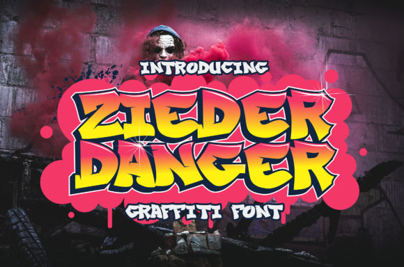 Zieder Danger Basic Graffiti for Bold Digital Branding